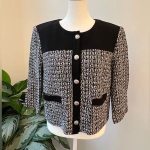 St. John Signature Mixed Stretch Jacket